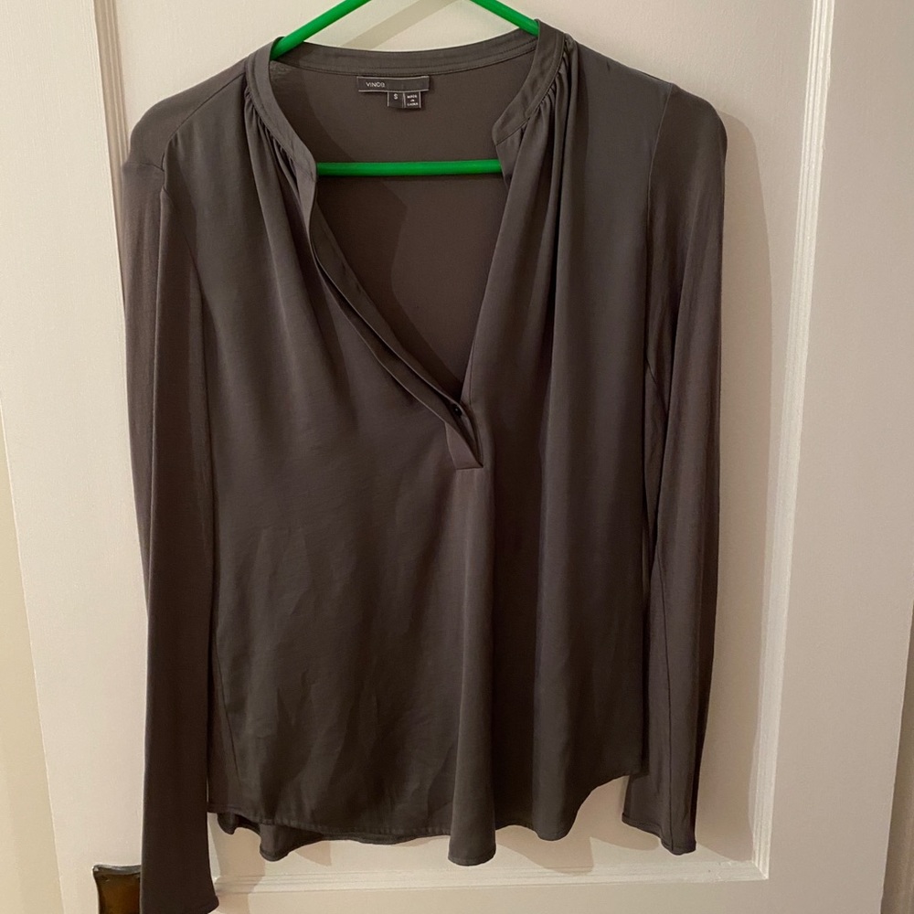 Vince blouse | Vince grey blouse